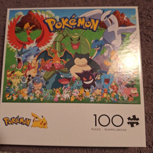 Buffalo Games Pokémon Pikachu & more 100 Piece Jigsaw Puzzle NEW - Picture 1 of 7